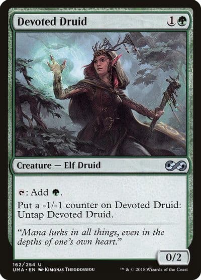 Devoted Druid Ultimate Masters Magic card