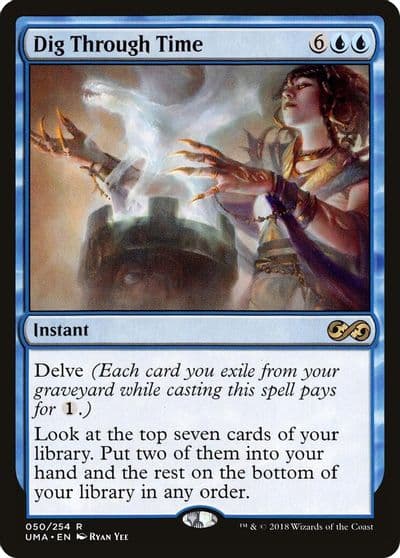 Dig Through Time Ultimate Masters Magic card