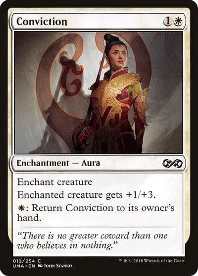 Conviction Ultimate Masters Magic card
