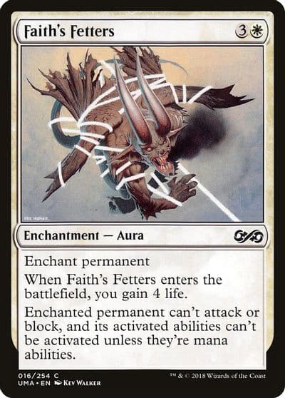 Faiths Fetters Ultimate Masters Magic card