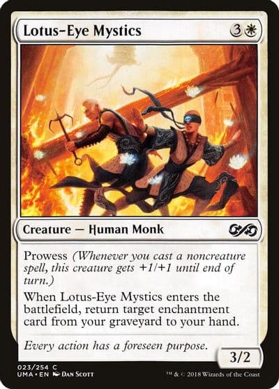Lotus Eye Mystics Ultimate Masters Magic card