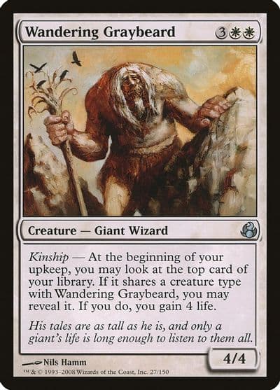 Wandering Graybeard Morningtide Magic card