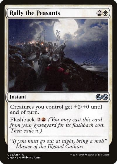 Rally the Peasants Ultimate Masters Magic card
