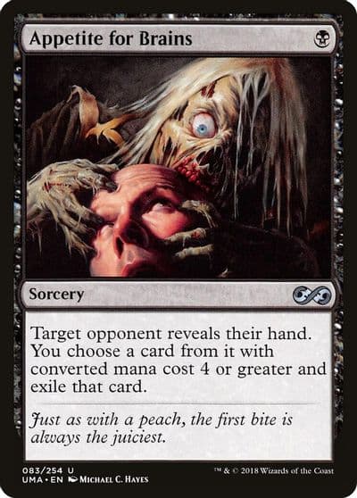 Appetite for Brains Ultimate Masters Magic card
