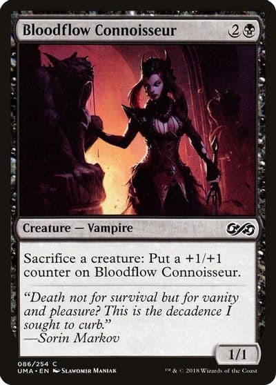 Bloodflow Connoisseur Ultimate Masters Magic card