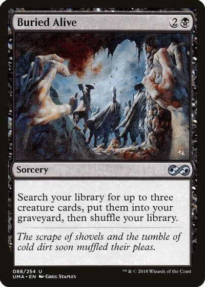 Buried Alive Ultimate Masters Magic card
