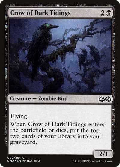Crow of Dark Tidings Ultimate Masters Magic card