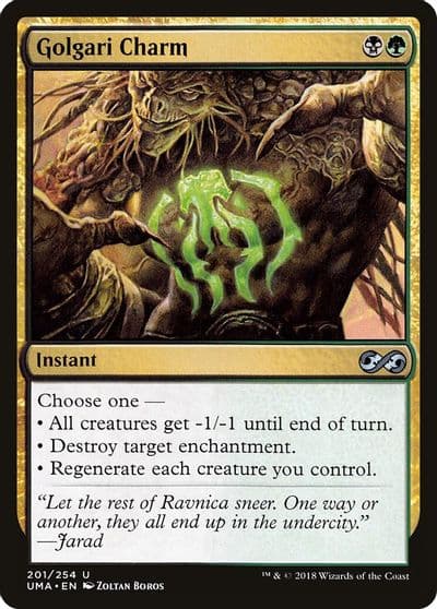 Golgari Charm Ultimate Masters Magic card
