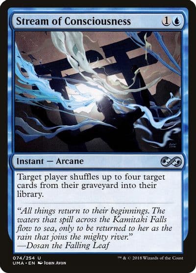 Stream of Consciousness Ultimate Masters Magic card