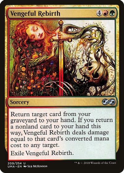 Vengeful Rebirth Ultimate Masters Magic card