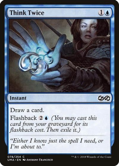 Think Twice Ultimate Masters Magic card