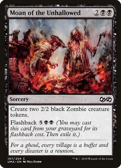 Moan of the Unhallowed Ultimate Masters Magic card