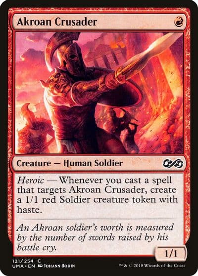 Akroan Crusader Ultimate Masters Magic card