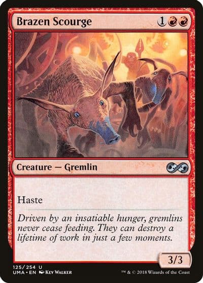 Brazen Scourge Ultimate Masters Magic card