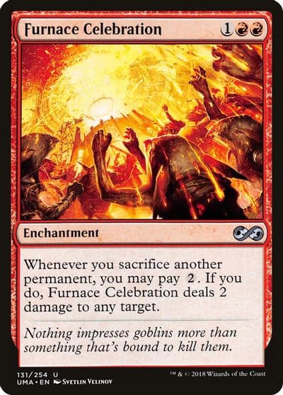 Furnace Celebration Ultimate Masters Magic card