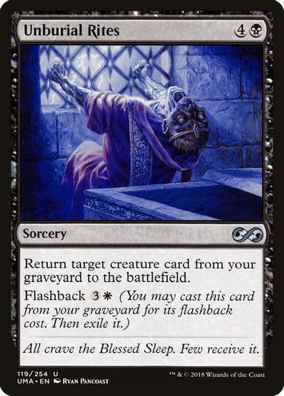 Unburial Rites Ultimate Masters Magic card