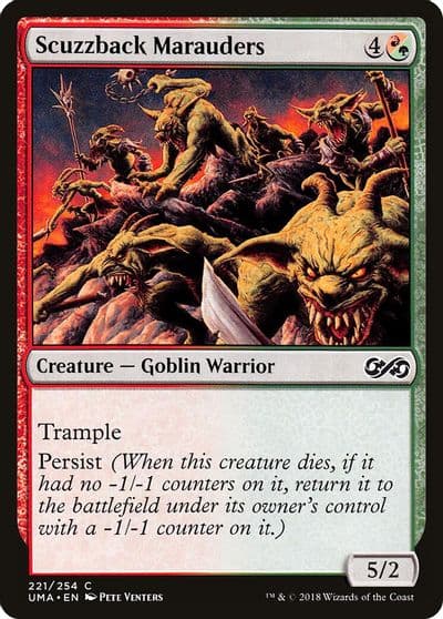 Scuzzback Marauders Ultimate Masters Magic card