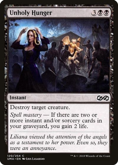 Unholy Hunger Ultimate Masters Magic card