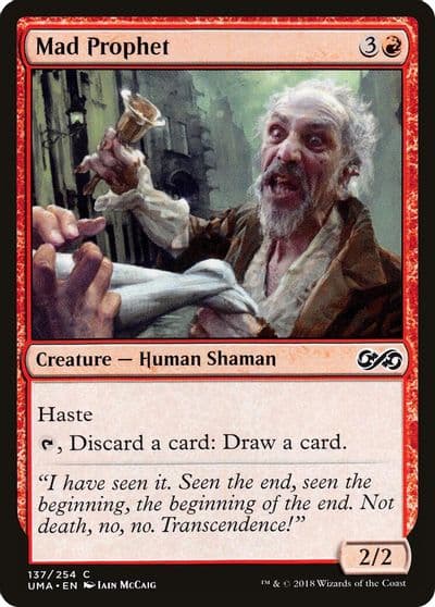 Mad Prophet Ultimate Masters Magic card