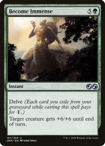 Become Immense Ultimate Masters Magic card