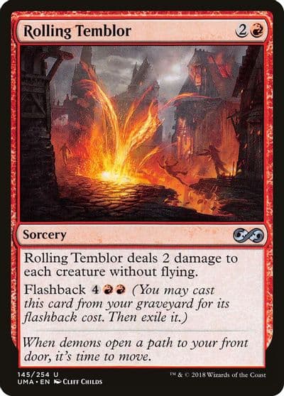 Rolling Temblor Ultimate Masters Magic card