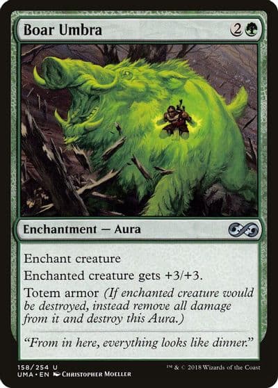 Boar Umbra Ultimate Masters Magic card