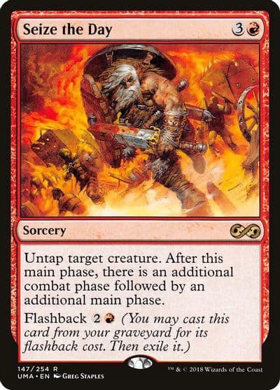 Seize the Day Ultimate Masters Magic card