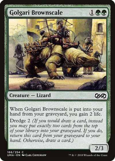 Golgari Brownscale Ultimate Masters Magic card