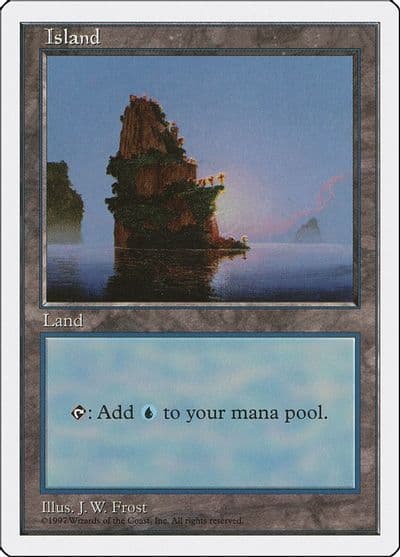 Island 435 Fifth Edition Magic card