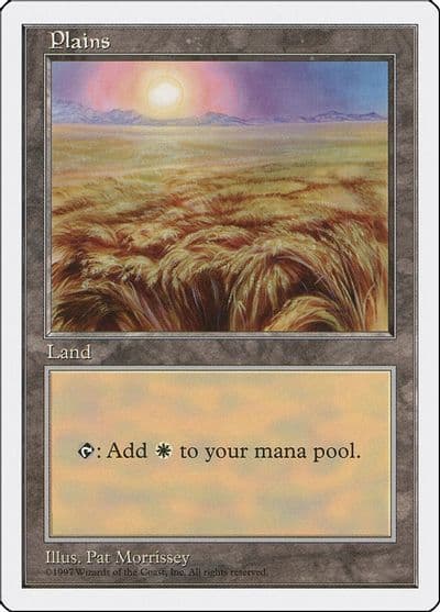 Plains 432 Fifth Edition Magic card