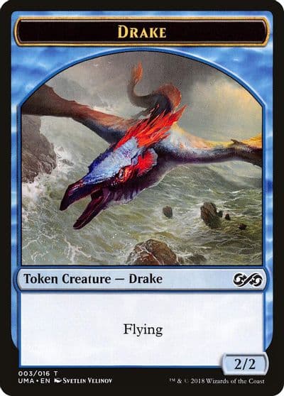 Drake Token Ultimate Masters Magic card