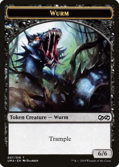 Wurm Token Ultimate Masters Magic card