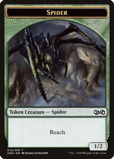 Spider Token Ultimate Masters Magic card