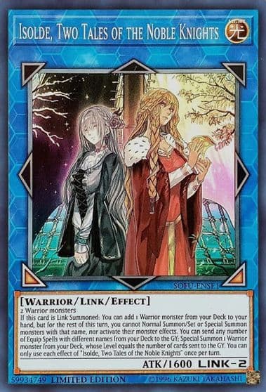 Isolde Two Tales of the Noble Knights Soul Fusion Yu-Gi-Oh! card