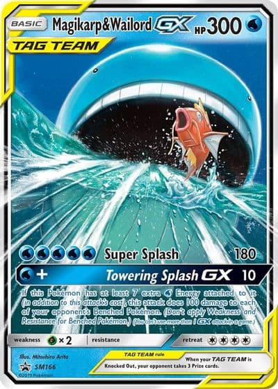 Magikarp & Wailord GX SM Promos Pokemon card