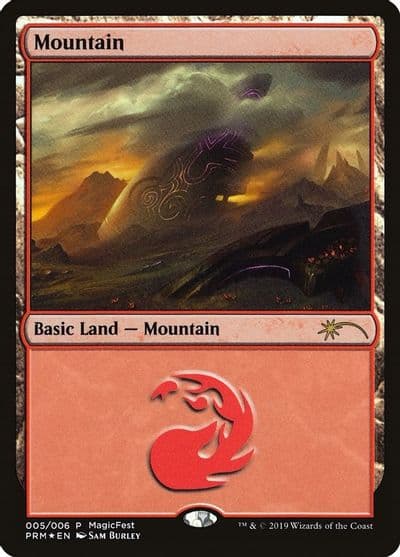 Mountain 2019 MagicFest Cards Magic card