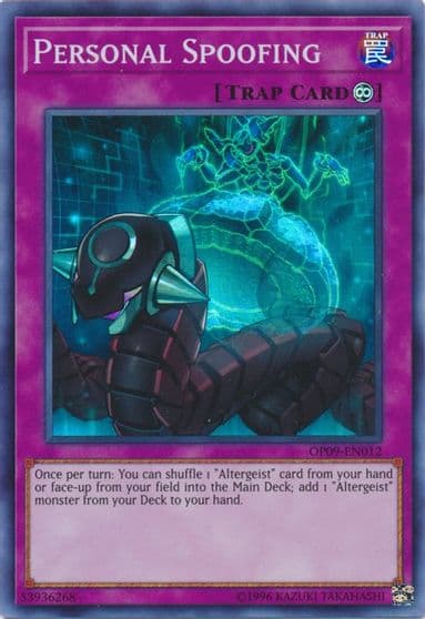Personal Spoofing OTS Tournament Pack 9 Yu-Gi-Oh! card