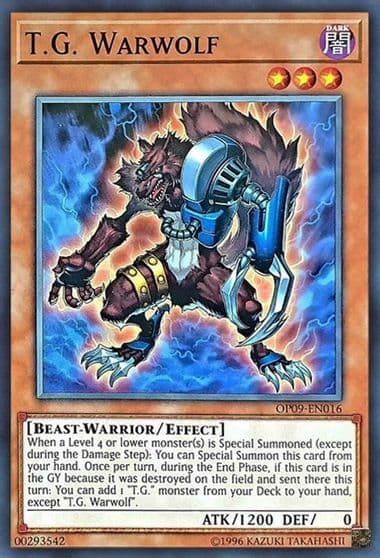 TG Warwolf OTS Tournament Pack 9 Yu-Gi-Oh! card