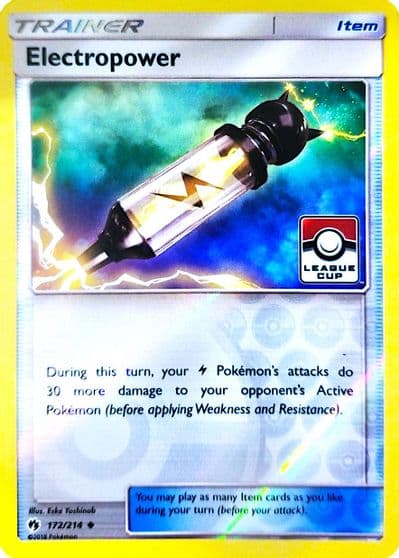Electropower (League Cup) League & Championship Cards Pokemon card
