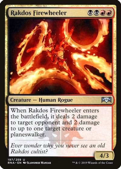Rakdos Firewheeler Ravnica Allegiance Magic card