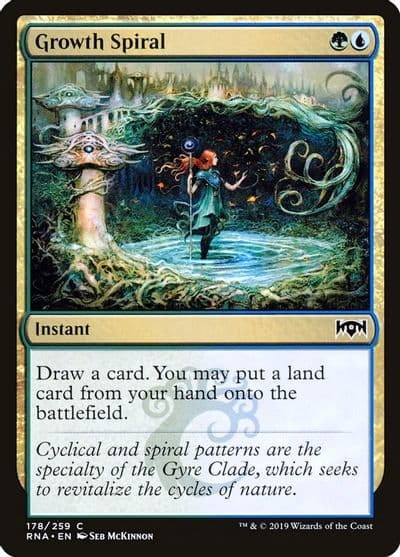 Growth Spiral Ravnica Allegiance Magic card