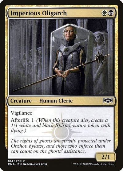 Imperious Oligarch Ravnica Allegiance Magic card