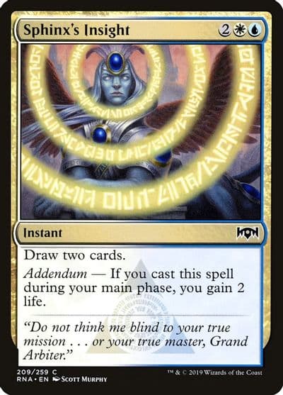 Sphinxs Insight Ravnica Allegiance Magic card