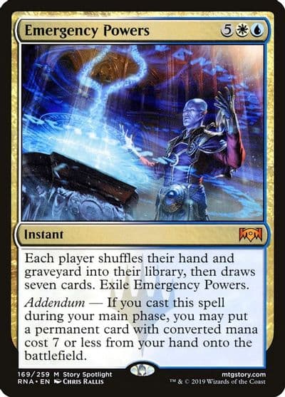 Emergency Powers Ravnica Allegiance Magic card