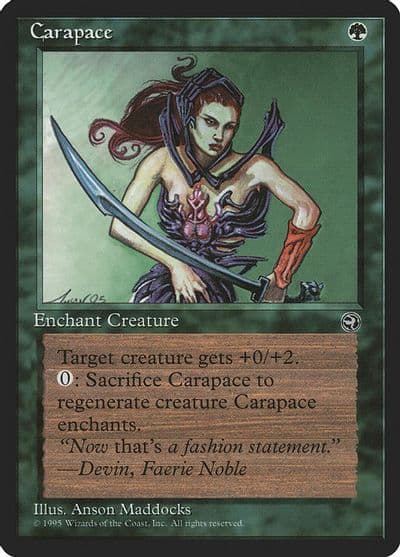 Carapace Version 2 Homelands Magic card