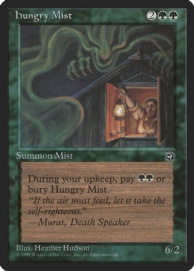 Hungry Mist Version 2 Homelands Magic card