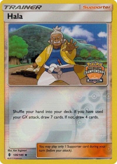 Hala (Regional Championships) League & Championship Cards Pokemon card