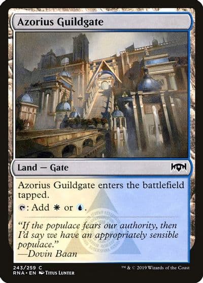 Azorius Guildgate 243 Ravnica Allegiance Magic card