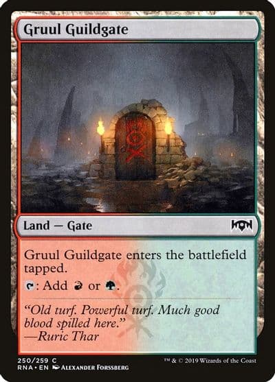 Gruul Guildgate 250 Ravnica Allegiance Magic card
