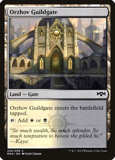 Orzhov Guildgate 252 Ravnica Allegiance Magic card